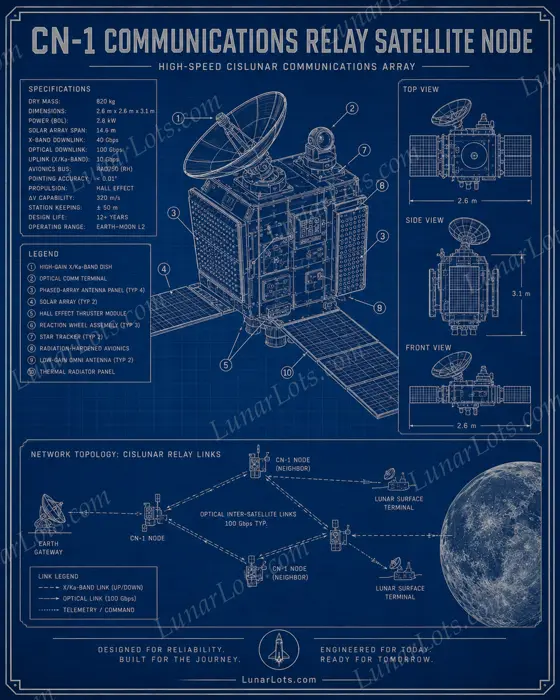 CN-1 Communications Relay Satellite Node blueprint
